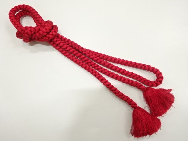 JAPANESE KIMONO / HAND-TIED OBIJIME